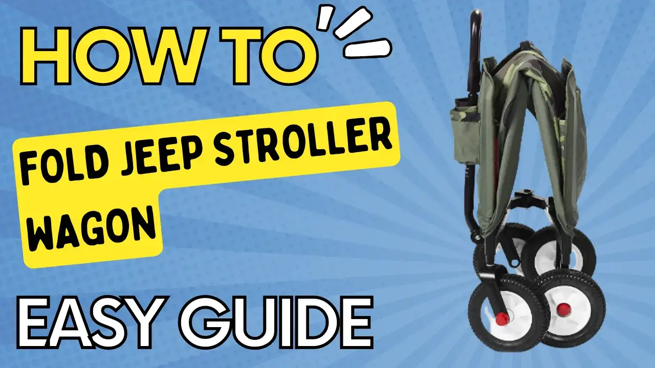 how to a fold jeep stroller wagon