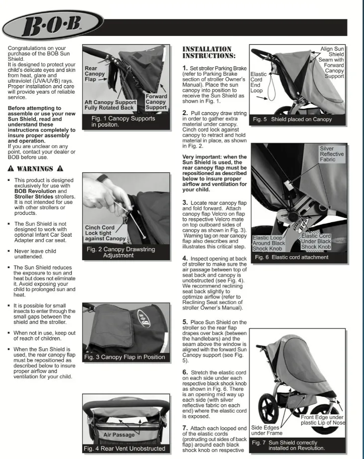 how to fold a bob stroller