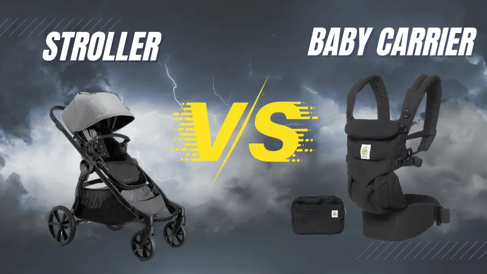 stroller vs baby carrier